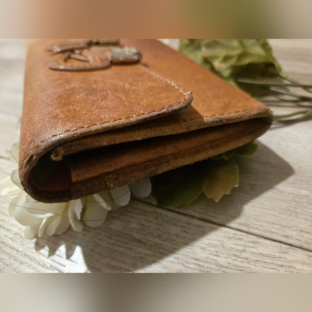 VINTAGE CHLOE BOW KNOT LONG WALLET - Picture 4 of 8